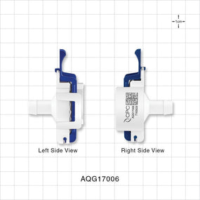 AseptiQuik G Connector, Genderless, Barbed - Fits 3/8 inch ID Tubing (0.375 inch, 9.53 mm) - AQG17006