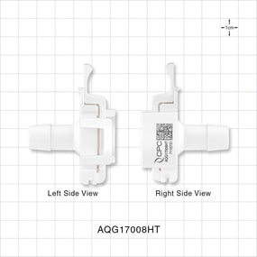 AseptiQuik G Connector, Genderless, Barbed, High Temperature - Fits 1/2 inch ID Tubing (0.5 inch, 12.7 mm) - AQG17008HT