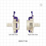 AseptiQuik G Connector, Genderless, Barbed - Fits 3/8 inch ID Tubing (0.375 inch, 9.53 mm) - AQG17106