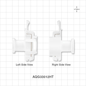 AseptiQuik G Connector, Genderless, Sanitary Flange, High Temperature - 0.5 inch/0.75 inch Mini - AQG33012HT