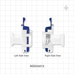 AseptiQuik G Connector, Genderless, Sanitary Flange - 0.5 inch/0.75 inch Mini - AQG33012