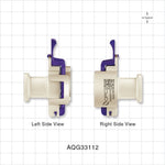 AseptiQuik G Connector, Genderless, Sanitary Flange - 0.5 inch/0.75 inch Mini - AQG33112