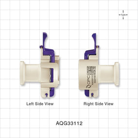 AseptiQuik G Connector, Genderless, Sanitary Flange - 0.5 inch/0.75 inch Mini - AQG33112