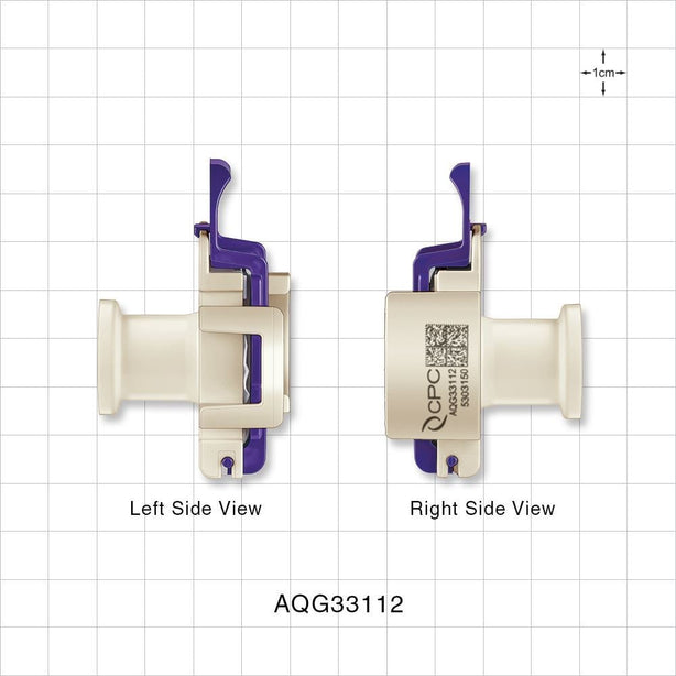 AseptiQuik G Connector, Genderless, Sanitary Flange - 0.5 inch/0.75 inch Mini - AQG33112