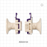 AseptiQuik G Connector, Genderless, Sanitary Flange - 1 inch/1.5 inch Standard - AQG33124
