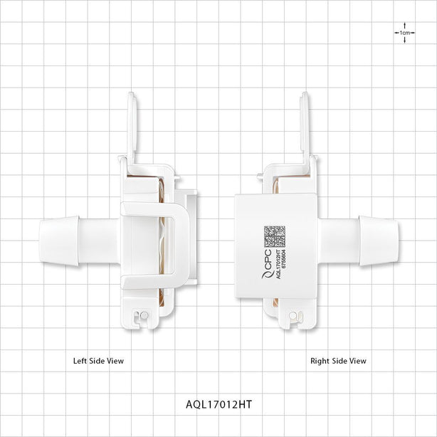 AseptiQuik L Connector, Genderless, Barbed, High Temperature - Fits 3/4 inch ID Tubing (0.75 inch, 19.05 mm) - AQL17012HT