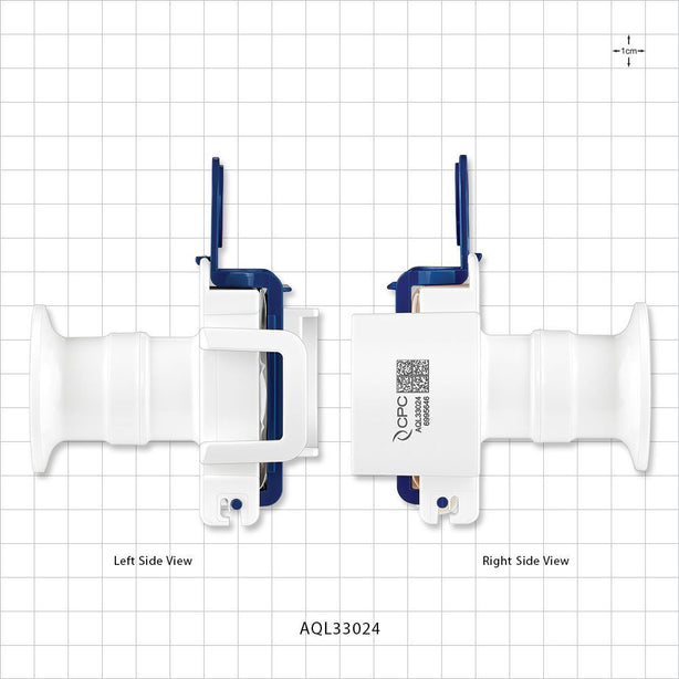 AseptiQuik L Connector, Genderless, Sanitary Flange - 1 inch/1.5 inch Standard - AQL33024