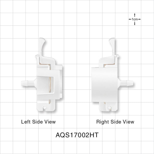 AseptiQuik S Connector, Genderless, Barbed, High Temperature - Fits 1/8 inch ID Tubing (0.125 inch, 3.18 mm) - AQS17002HT