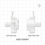 AseptiQuik S Connector, Genderless, Barbed, High Temperature - Fits 3/8 inch ID Tubing (0.375 inch, 9.53 mm) - AQS17006HT