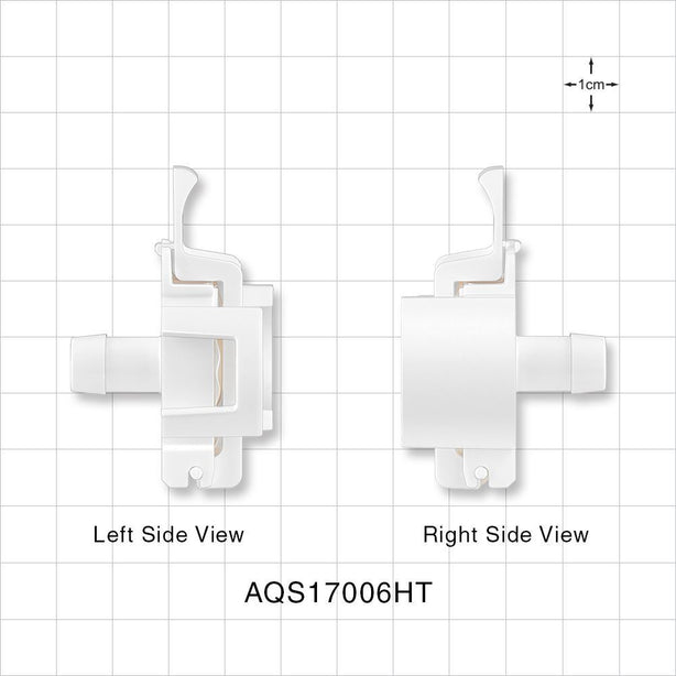 AseptiQuik S Connector, Genderless, Barbed, High Temperature - Fits 3/8 inch ID Tubing (0.375 inch, 9.53 mm) - AQS17006HT