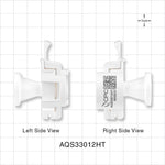 AseptiQuik S Connector, Genderless, Sanitary Flange, High Temperature - 0.5 inch/0.75 inch Mini - AQS33012HT