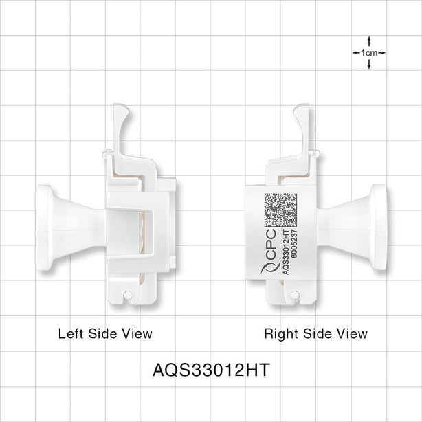 AseptiQuik S Connector, Genderless, Sanitary Flange, High Temperature - 0.5 inch/0.75 inch Mini - AQS33012HT