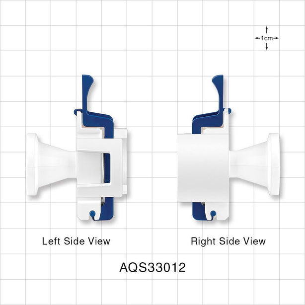 AseptiQuik S Connector, Genderless, Sanitary Flange - 0.5 inch/0.75 inch Mini - AQS33012