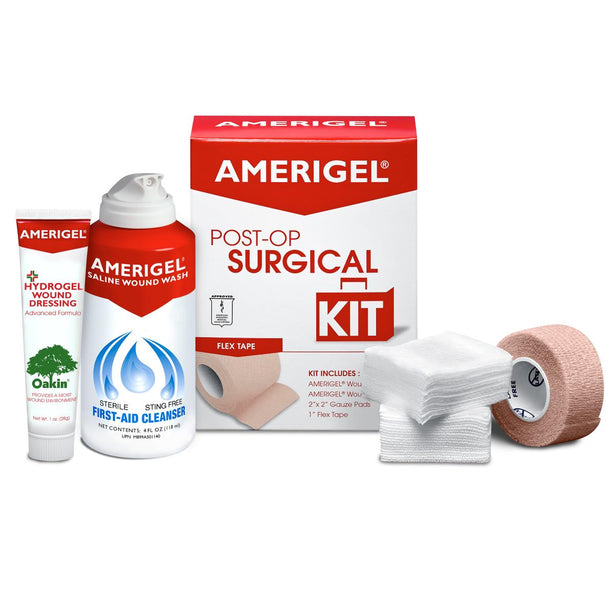 Amerx Care Surgical Post-Op Wound Kit with Flex Tape, 12 per Case - A60102 - 12 Each