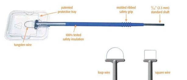 Bovie Medical Disposable ES52 Lletz Loop Electrode, 10mm x 8mm - MDL-ARNES52 - 5 Each