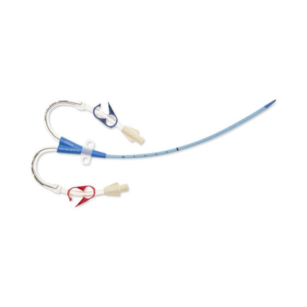 Teleflex Medical ARROWgard Blue You-Bend 2-Lumen Hemodialysis Catheterization Kits AU-23122-F - 5.0 Each - MDL-ARWAU23122F