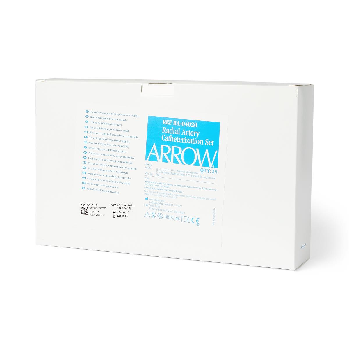 Teleflex Medical Teleflex Arterial Catheterization Kits RA-04020 - 25 ...