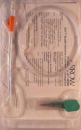Teleflex Medical Rapid Infusion Kit, Sheath 7 Fr, 0.025 Guide Wire - RC-09700 - 25 Each