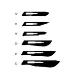 Southmedic Personna Surgical Blade, Sterile, Stainless Steel, Size 10 - 73-0010 - 150 Each