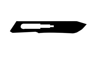 Southmedic Polymer-Coated Surgical Plus Blade, Sterile, #10, Coated - 73-0410 - 50 Each