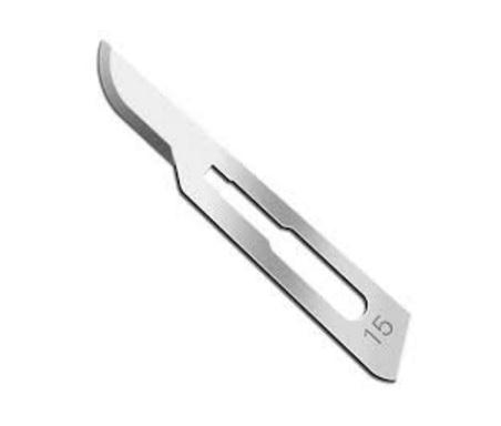 Southmedic Polymer-Coated Surgical Plus Personna Blade, Sterile, #15 - 73-0415 - 1 Each