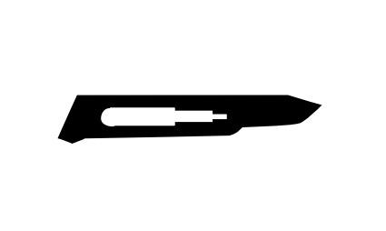 Southmedic Polymer-Coated Surgical Plus Personna Blade, Sterile, #15 - 73-0415 - 50 Each