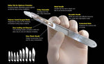 Southmedic Inc Southmedic Sterile SPSS Metal Handle Safety Scalpel Systems 73-8015 - 150.0 Each - MDL-ASC738015