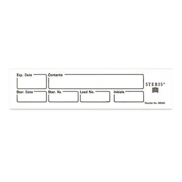 Steris Corp Steris Adhesive Identification Label NB008 - 250.0 Each - MDL-ASONB008BX