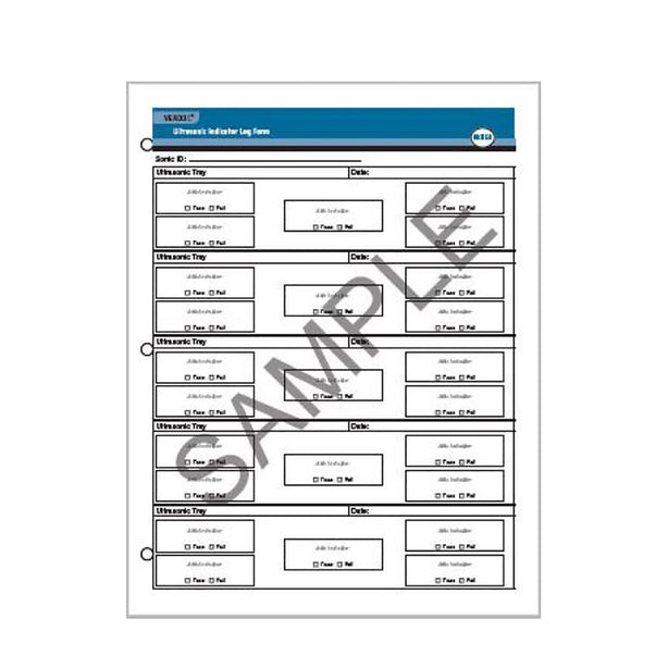 Steris Corp Verdoc Ultrasonic Indicator Log Forms RK058 - 1.0 Each