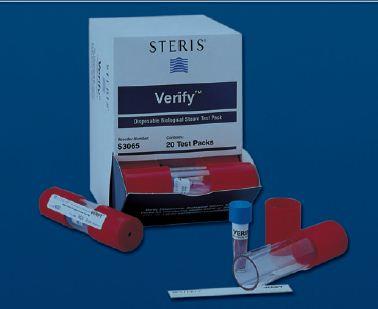 Steris Corp VERIFY Steam Test Pack Biological Indicators S3065 - 20.0 Each