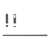Aspen Surgical Products Kidney Blunt Straight Needles 205100 - 144.0 Each - MDL-ASQ205100