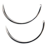 Aspen Surgical Richard-Allan Butlers Cervix Needle, 1/2 Circle Taper, Sterile, 0.037" x 0.987" - 211601 - 144 Each