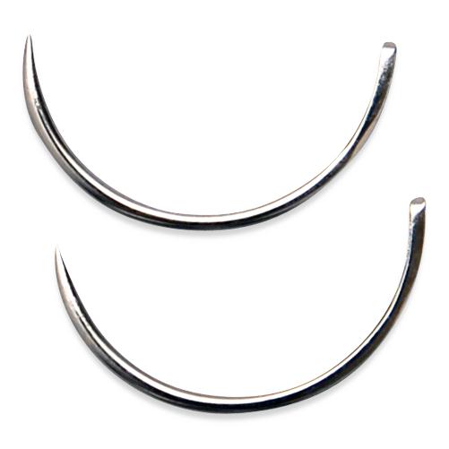 Aspen Surgical Richard-Allan Butlers Cervix Needle, 1/2 Circle Taper, Sterile, 0.037" x 1.378" - 211602 - 144 Each