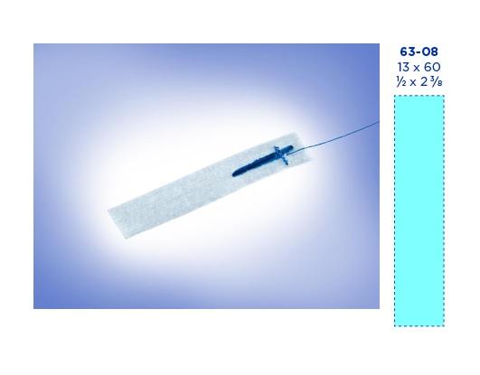 American Surgical Delicot Neuro Patty Sponge, Nonsterile, 13 mm x 60 mm, 10 per Pack - ASY6308NS