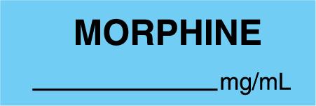 Morphine Label/Tape - AT41 - 6 Roll - MDL-AT41
