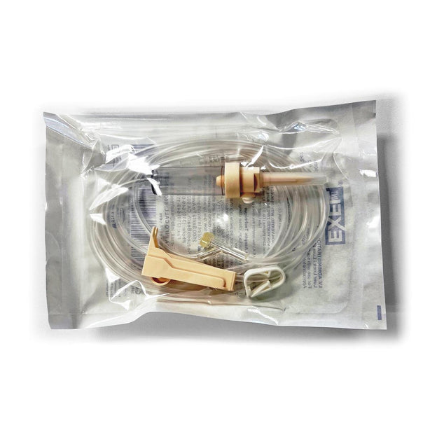 Exelint Exel IV Administration Set, Admi, Combo, Y Inj, 15DROP, 23ML, 78" - 29086 - 50 Each