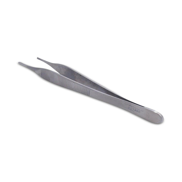 Aesculap Tissue Forceps, Adson-Brown, Straight, Sharp, 120 mm - BD700R - 1 Each