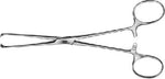 Aesculap Intestinal and Tissue Grasping Forceps, Straight, 5 x 6 Teeth, 155 mm - EA010R - 1 Each