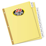 AVERY-DENNISON Insertable Big Tab Dividers 11115 24 Each - MDL-AVE11115