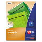 Avery-Dennison Plastic Tab Dividers 11901 - 8.0 Each