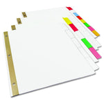 AVERY-DENNISON Write-On Index Dividers 23076 5 Each - MDL-AVE23076