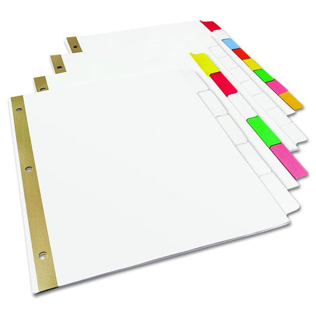 AVERY-DENNISON Write-On Index Dividers 23076 5 Each - MDL-AVE23076