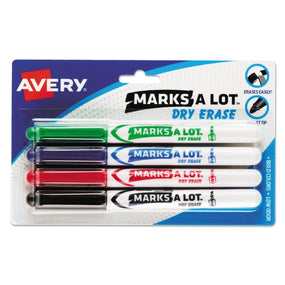 Avery-Dennison Marks-A-Lot Dry Erase Markers 24459 - 4.0 Each