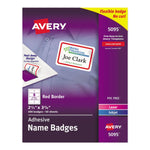 Avery-Dennison Name Badge Labels 5095 - 50.0 Each