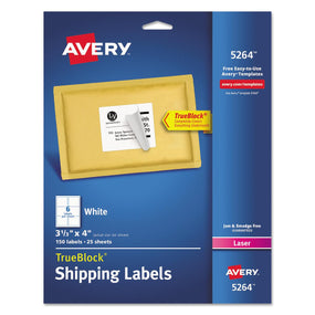 Avery-Dennison Shipping Labels 5264 - 150.0 Each