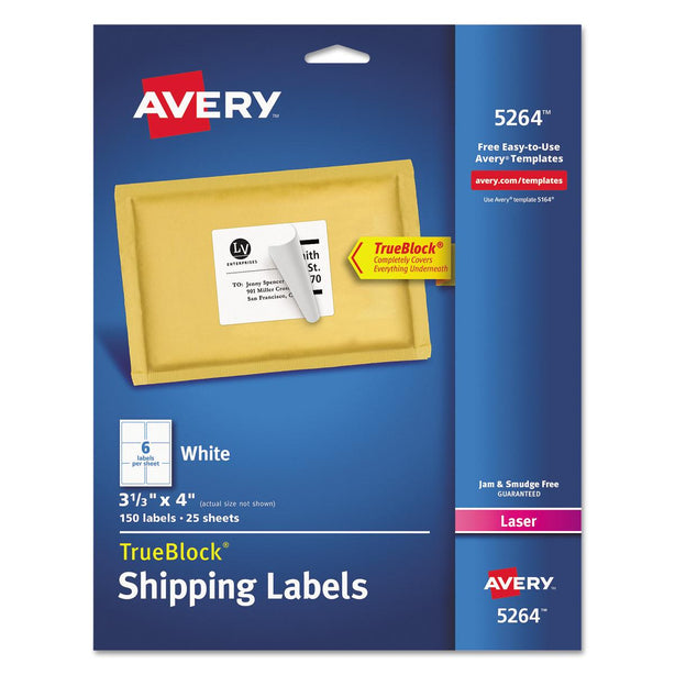Avery-Dennison Shipping Labels 5264 - 150.0 Each