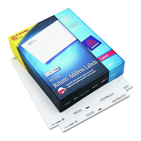 AVERY-DENNISON Easy-Peel Return Address Labels 5967 20000 Each - MDL-AVE5967