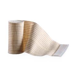 Elastic Compression Bandage, Hook-and-Loop Closure, 4" x 186" (10.2 cm x 4.7 m), Avcor X-Econ - 23599-040 - 72 Each