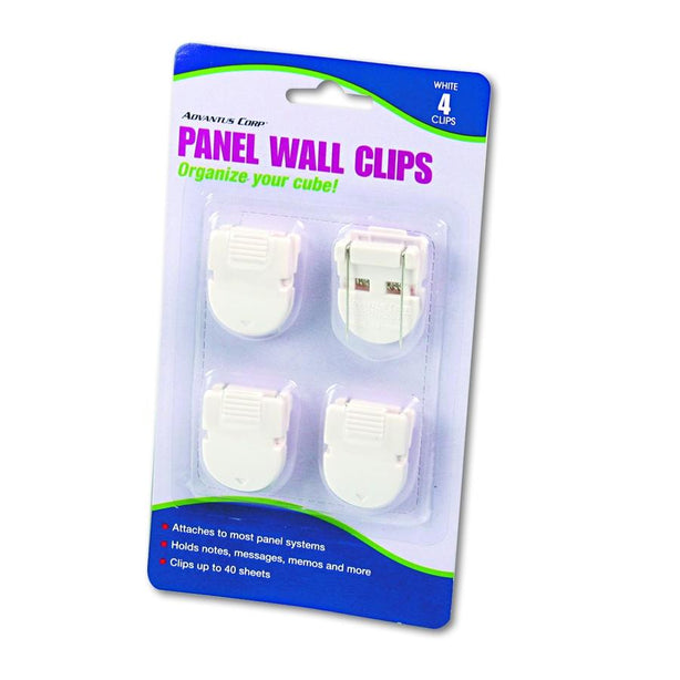 Advantus Corporation Wall Panel Clips 75300 - 4.0 Each