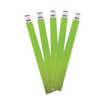 Advantus Crowd Management Wristbands, Sequentially Numbered, 10" x 3/4", Green - 75443 - 100 Each